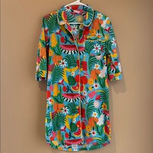 ban.do Tropical Floral Print Shirt